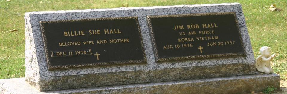 Companion Memorial with side by side name markers